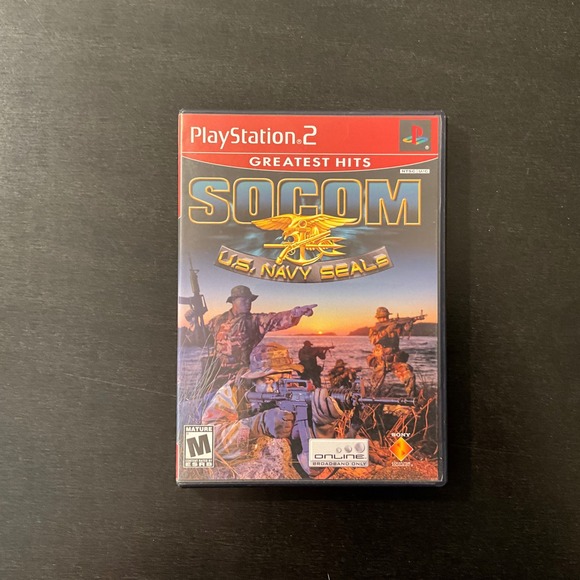 SOCOM U.S. Navy Seals Greatest Hits Playstation 2 PS2 Complete CIB - Picture 1 of 3
